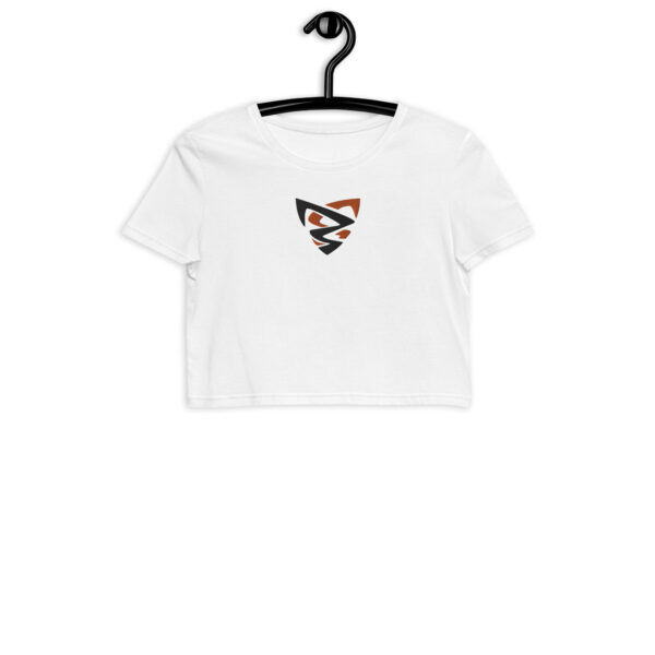 Crop top bio brodé dual femme – Image 2