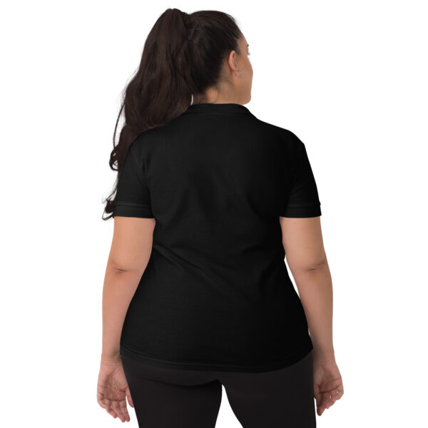 Polo Brodé femme BLACK - evolved – Image 4
