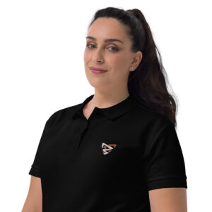 Polo Brodé femme BLACK - evolved