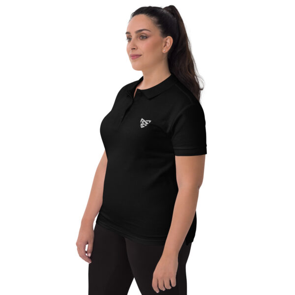 Polo Brodé femme BLACK – Image 3