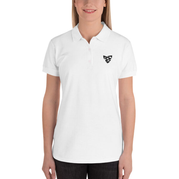 Polo Brodé femme WHITE – Image 2