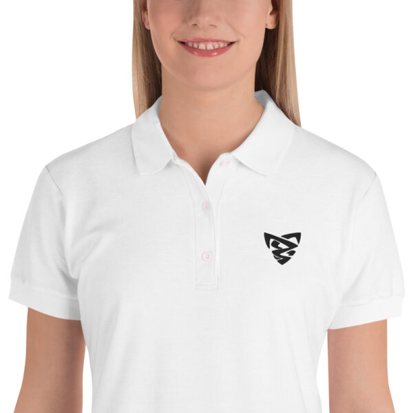 Polo Brodé femme WHITE