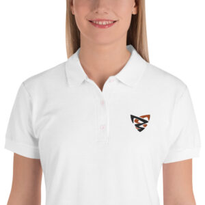 Polo Brodé femme WHITE - evolved