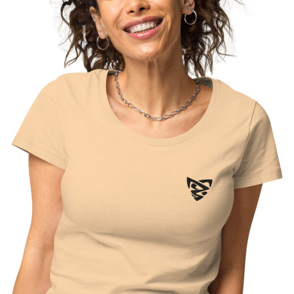 T-shirt col rond brodé et éco-responsable femme – Image 17