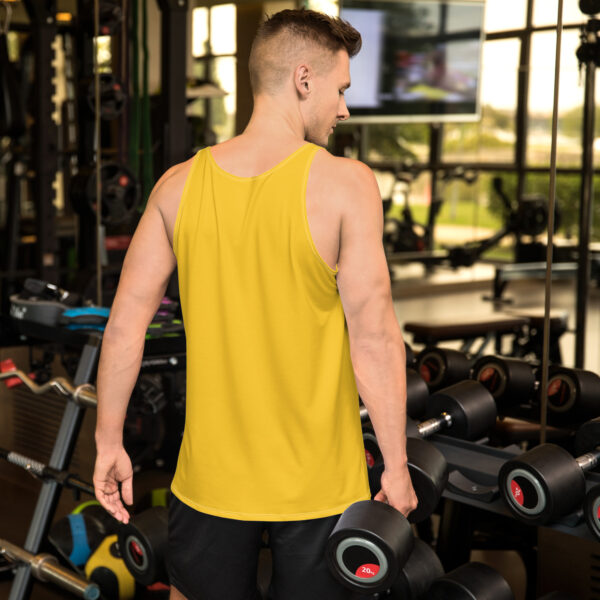 Débardeur fitness homme - jaune – Image 5