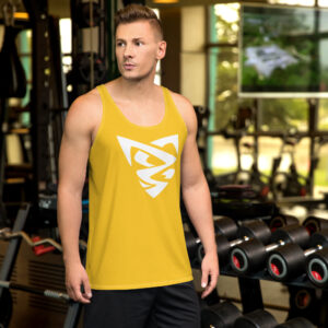 Débardeur fitness homme - jaune