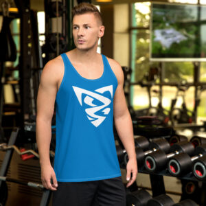 Débardeur fitness homme - bleu