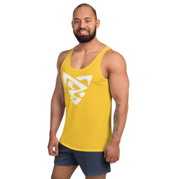 Débardeur fitness homme - jaune – Image 3