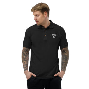 Polo Brodé homme - foncé