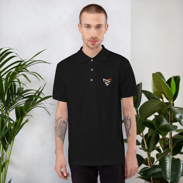 Polo Brodé homme foncé - EVOLVED – Image 8