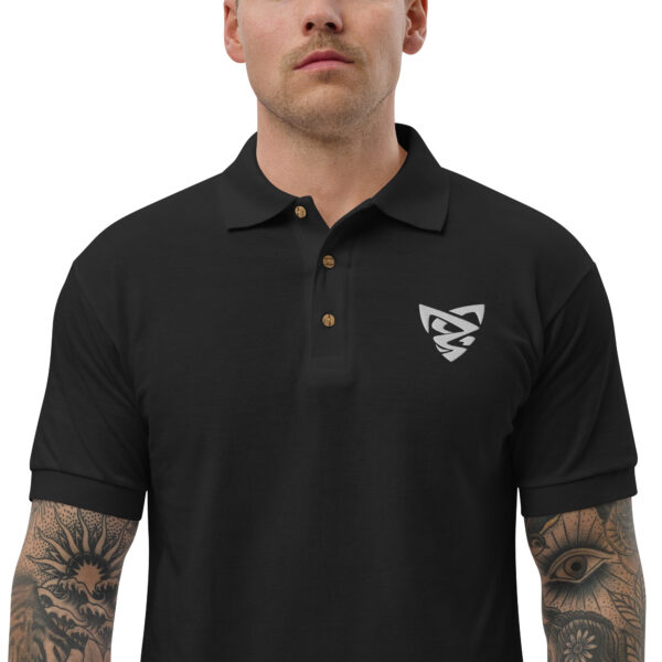 Polo Brodé homme - foncé – Image 2