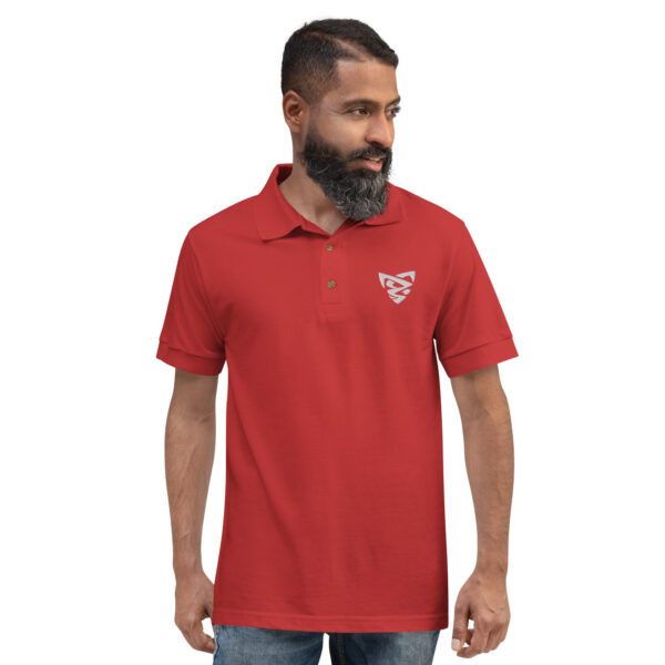 Polo Brodé homme - foncé – Image 4