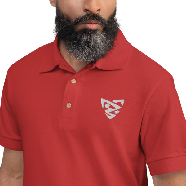 Polo Brodé homme - foncé – Image 3
