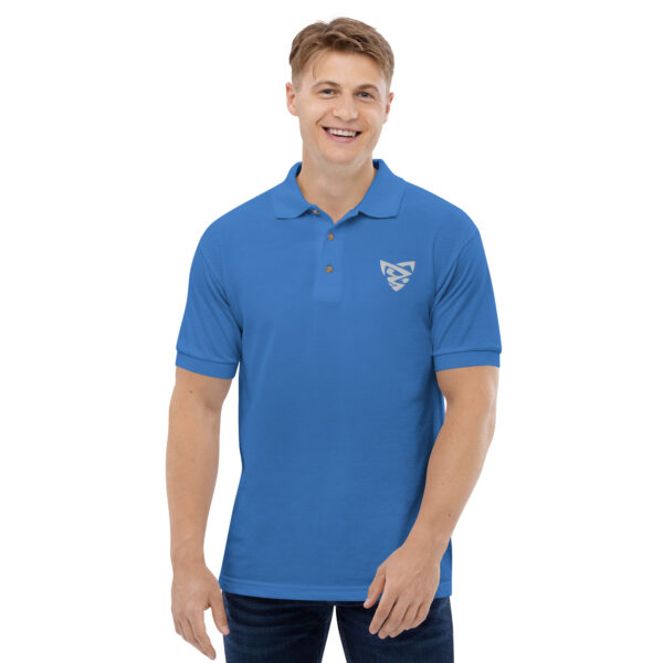 Polo Brodé homme - foncé – Image 5