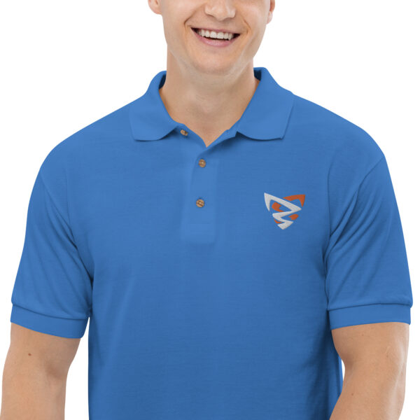 Polo Brodé homme foncé - EVOLVED – Image 6
