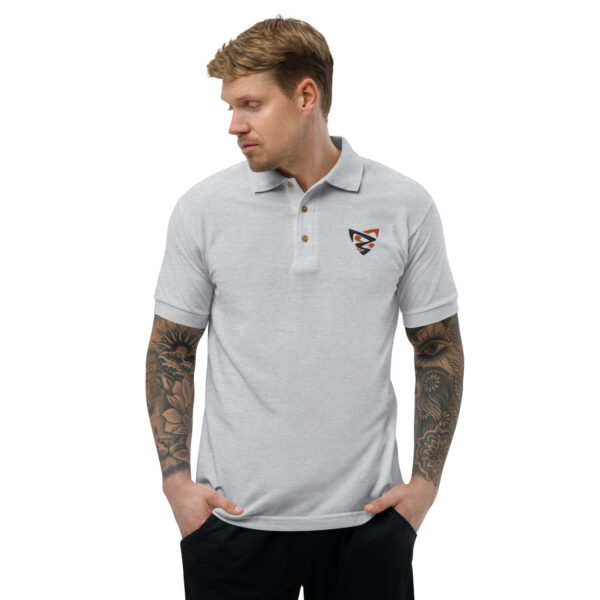 Polo Brodé  homme clair - EVOLVED – Image 4