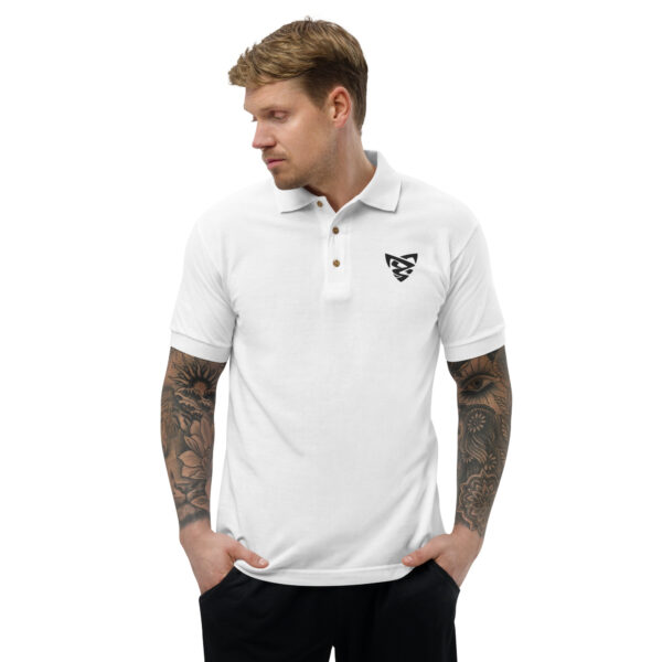 Polo Brodé homme - clair – Image 4